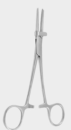 Затискач для судин (труб), з протектором, 20,0 см (cm)